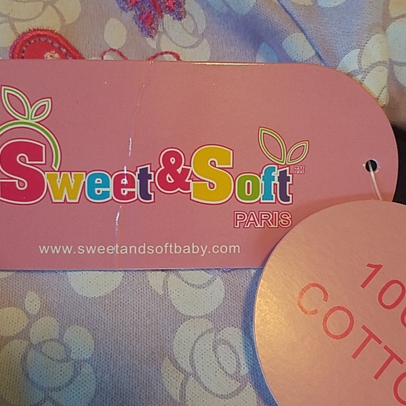 Onesie Sleeper, Sweet & Soft, 6/9 months - Picture 6 of 7